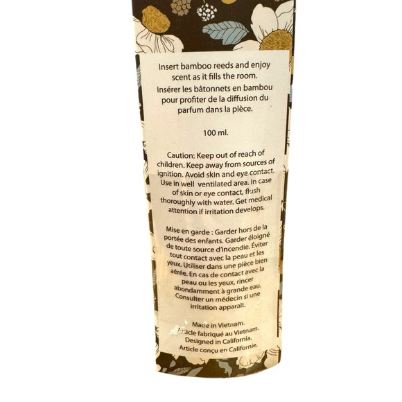 Sand + Fog White Pumpkin Glass And Reed Diffuser, 100ml - Picture 2 of 2